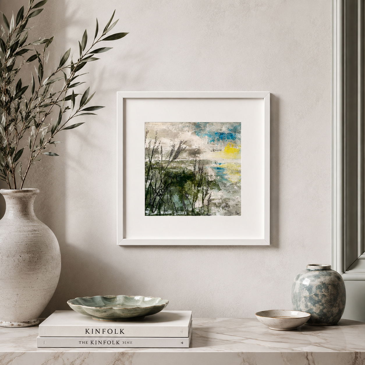 By the Sea — Acryl auf Papier von ClauDy